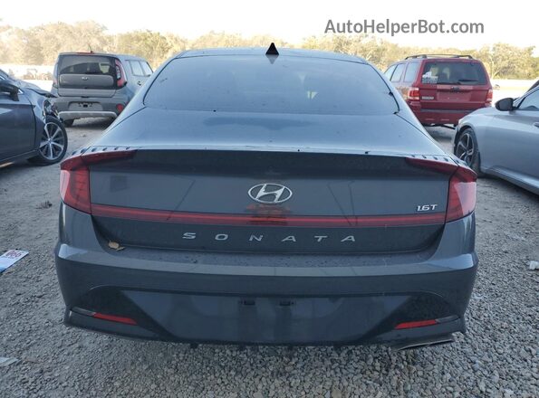 5NPEJ4J27MH107033 2021 HYUNDAI SONATA Серый Вид сзади