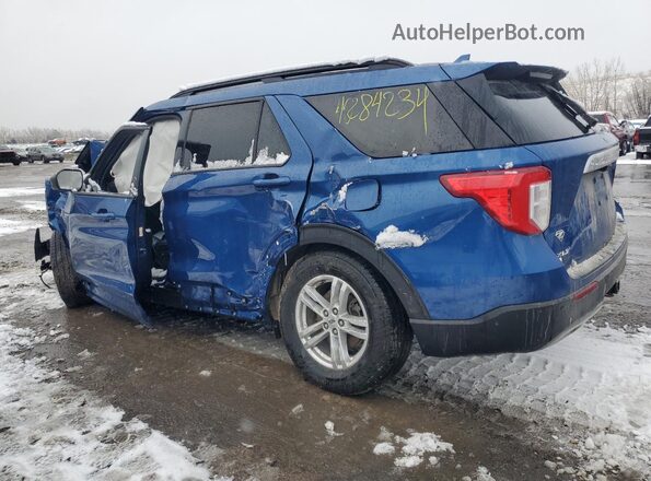 1FMSK8DH4LGD10094 2020 FORD FORD EXPLORER Blue Задня ліва чверть