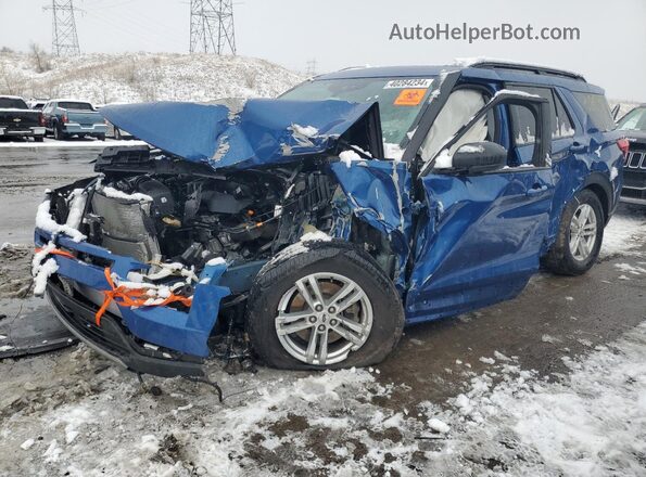 1FMSK8DH4LGD10094 2020 FORD FORD EXPLORER Blue Передня ліва чверть