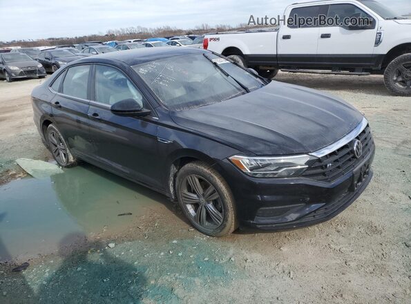 3VWC57BU9KM079463 2019 VOLKSWAGEN JETTA Black წინა სალონის ხედი