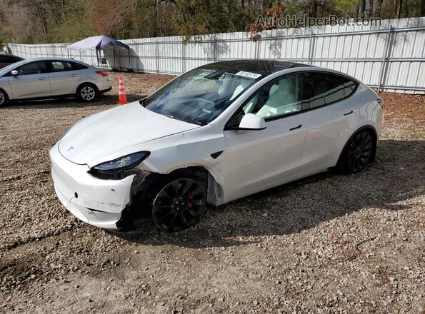 7SAYGDEF4PF699800 2023 TESLA MODEL White Vista tres cuartos delantera izquierda
