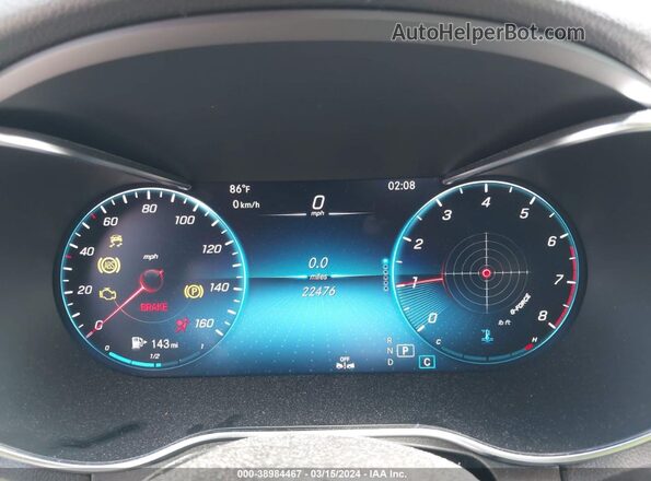 W1KWJ8DB4MG067530 2021 MERCEDES-BENZ C-CLASS Серый Вид задних сидений