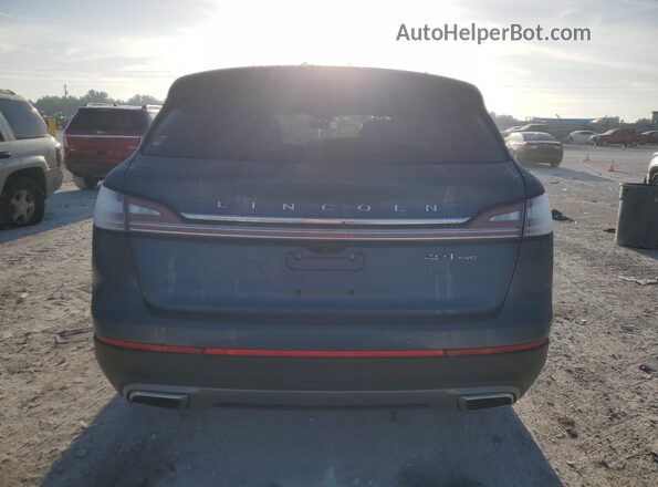 2LMPJ8L91KBL41641 2019 LINCOLN NAUTILUS Blue Вид ззаду