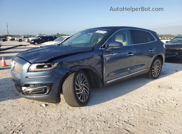 2LMPJ8L91KBL41641 2019 LINCOLN NAUTILUS Blue Передня ліва чверть
