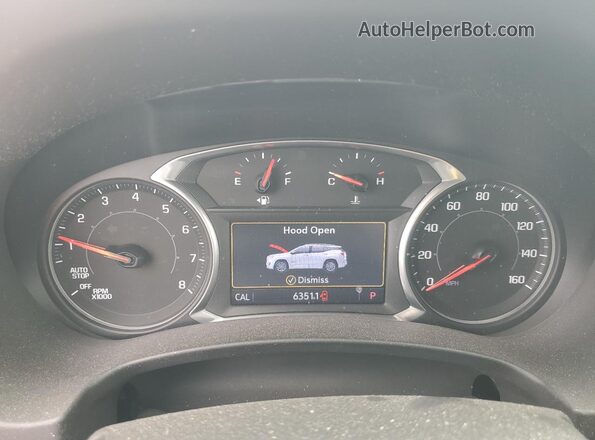 3GKALPEVXLL244243 2020 GMC TERRAIN White Vista del cuadro de instrumentos