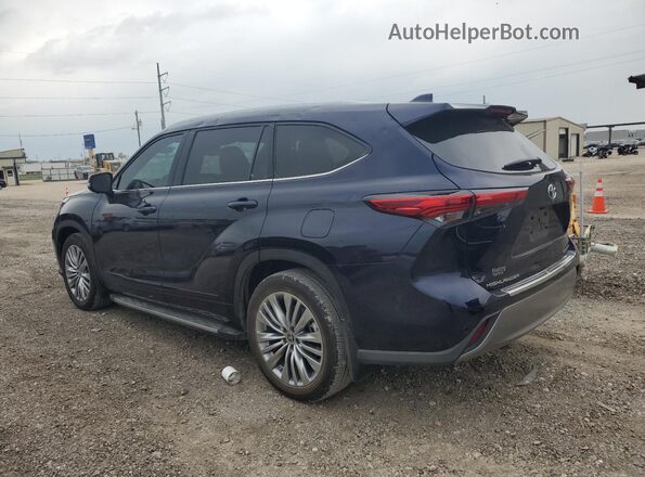 5TDFARAH1PS523955 2023 TOYOTA HIGHLANDER HYBRID Blue უკანა მარჯვენა