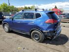 2017 Nissan Rogue Sv Blue vin: 5N1AT2MV7HC811362