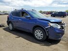 2017 Nissan Rogue Sv Blue vin: 5N1AT2MV7HC811362