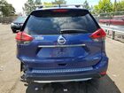 2017 Nissan Rogue Sv Blue vin: 5N1AT2MV7HC811362