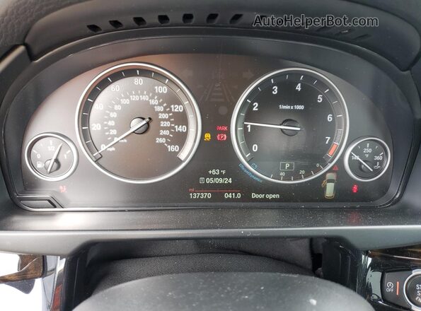 5UXKR0C52JL075481 2018 BMW X5 Черный Вид щитка приборов
