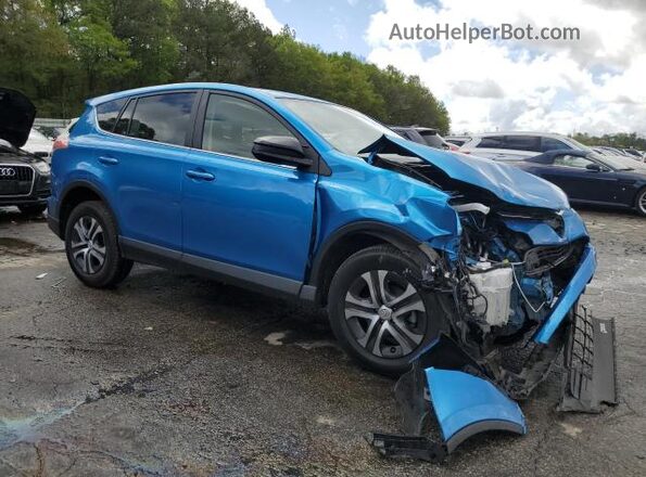 JTMBFREV4JJ213433 2018 TOYOTA LE Blue Передня права чверть