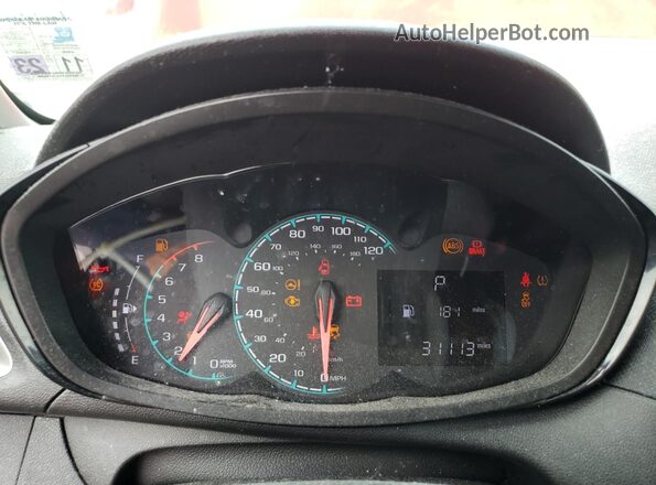 KL8CB6SAXLC403334 2020 CHEVROLET SPARK Red Widok zestawu wskaźników