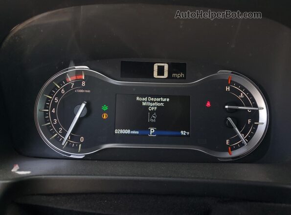 5FPYK3F50PB016610 2023 HONDA RIDGELINE Серый Вид щитка приборов