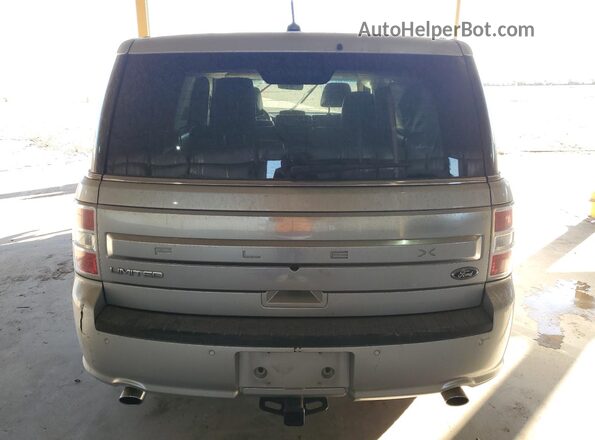 2FMGK5D82JBA02589 2018 FORD FLEX Серебряный Вид сзади