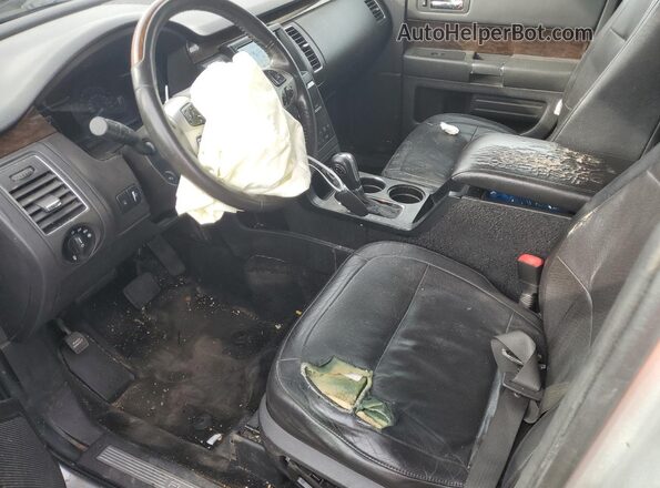 2FMGK5D82JBA02589 2018 FORD FLEX Серебряный Вид салона спереди