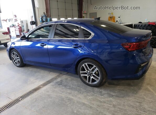 3KPF54AD7ME337363 2021 KIA FORTE Синий Передняя правая четверть