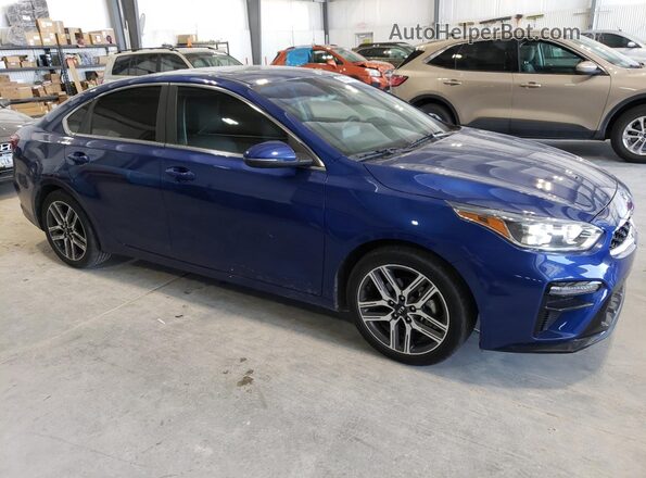 3KPF54AD7ME337363 2021 KIA FORTE Синий Вид панели приборов