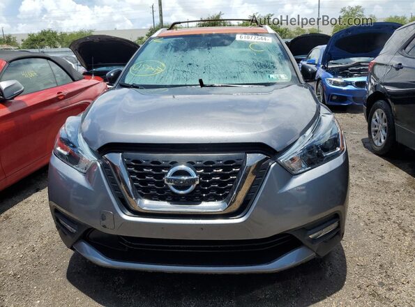 3N1CP5CUXKL501264 2019 NISSAN KICKS Серый Вид задних сидений