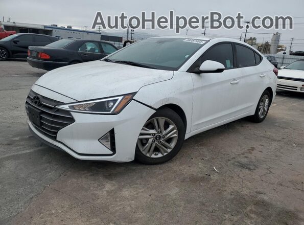 5NPD84LF8LH512615 2020 HYUNDAI ELANTRA Белый Передняя левая четверть