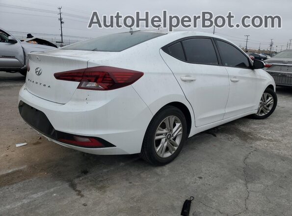 5NPD84LF8LH512615 2020 HYUNDAI ELANTRA Белый Задняя правая четверть