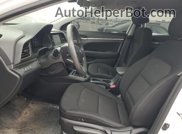 5NPD84LF8LH512615 2020 HYUNDAI ELANTRA Белый Вид салона спереди