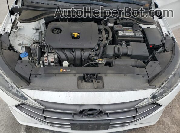 5NPD84LF8LH512615 2020 HYUNDAI ELANTRA Белый Вид задней части салона