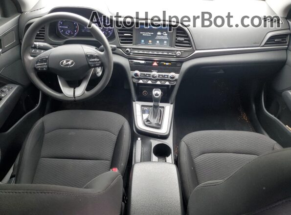 5NPD84LF8LH512615 2020 HYUNDAI ELANTRA Белый Вид панели приборов