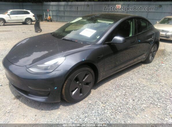 5YJ3E1EB2PF633240 2023 TESLA MODEL 3 Синий Передняя левая четверть