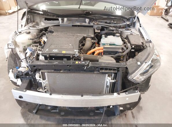 KMHC65LC4HU030780 2017 HYUNDAI IONIQ HYBRID Silver Widok z tyłu
