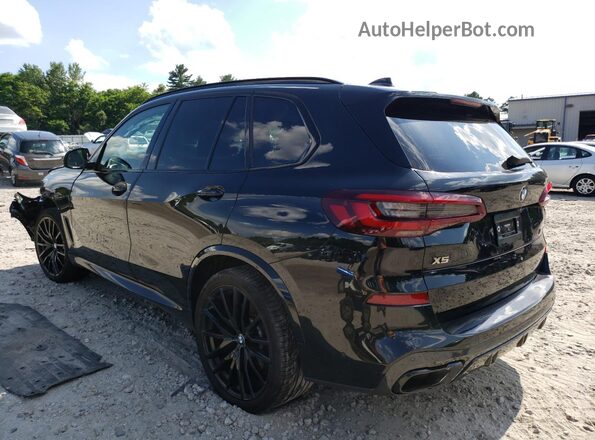 5UXJU4C02M9E97812 2021 BMW X5 Черный Задняя левая четверть