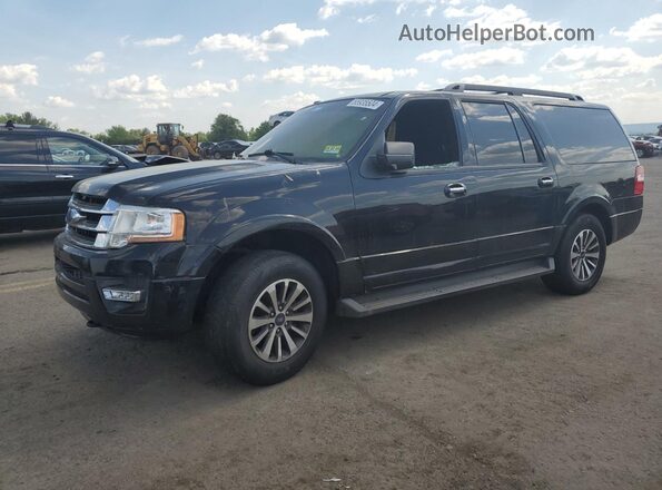 1FMJK1JTXHEA73934 2017 FORD EXPEDITION Черный Передняя левая четверть