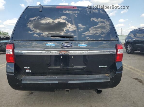 1FMJK1JTXHEA73934 2017 FORD EXPEDITION Черный Вид сзади