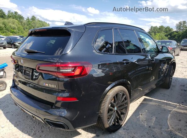 5UXJU4C02M9E97812 2021 BMW X5 Черный Задняя правая четверть