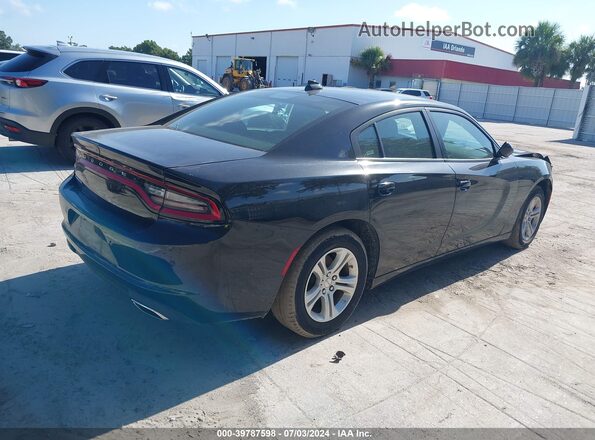 2C3CDXBG1PH510856 2023 DODGE CHARGER Черный Задняя правая четверть
