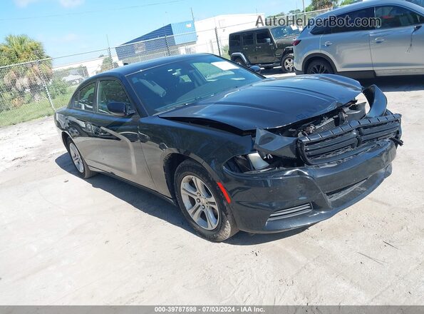 2C3CDXBG1PH510856 2023 DODGE CHARGER Черный Передняя правая четверть
