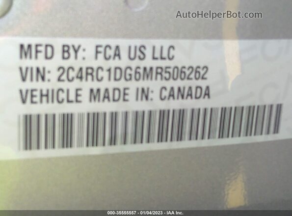 2C4RC1DG6MR506262 2021 CHRYSLER VOYAGER Серебряный Вид подкапотного пространства