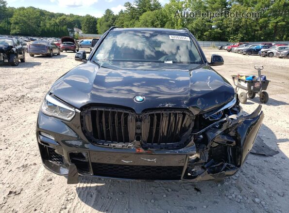 5UXJU4C02M9E97812 2021 BMW X5 Черный Вид спереди
