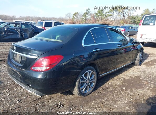 55SWF4KB8HU202708 2017 MERCEDES-BENZ C-CLASS Black Trasero derecho