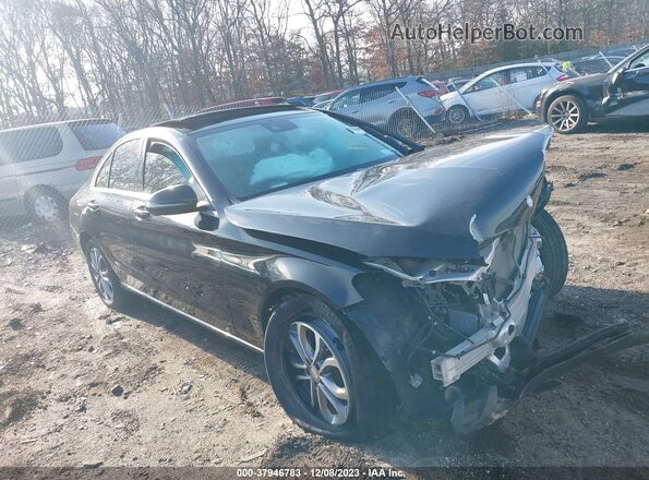 55SWF4KB8HU202708 2017 MERCEDES-BENZ C-CLASS Black Delantero derecho