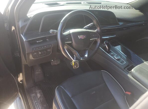 1GYS4PKL3MR310345 2021 CADILLAC ESCALADE Черный Вид панели приборов