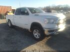 2021 Ram 1500 Big Horn Quad Cab 4x4 6'4 Box White vin: 1C6SRFBT2MN734633