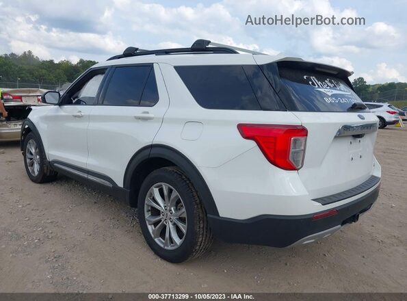 1FMSK8DH9LGC89257 2020 FORD FORD EXPLORER Белый Задняя левая четверть