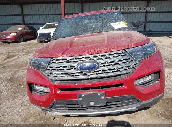 1FMSK8FH0LGB82501 2020 FORD FORD EXPLORER Red Вид щитка приладів