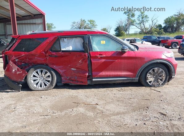 1FMSK8FH0LGB82501 2020 FORD FORD EXPLORER Red Вид задньої частини салону