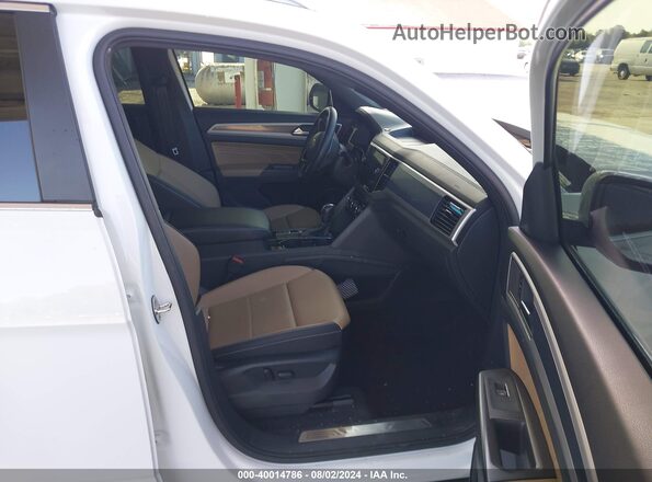 1V2EE2CA9MC226953 2021 VOLKSWAGEN ATLAS White წინა სალონის ხედი