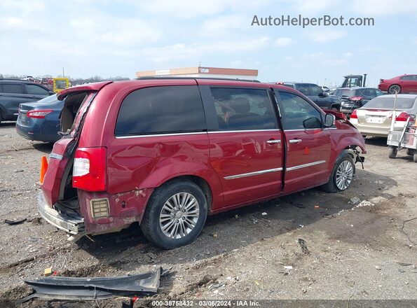 2C4RC1CG9GR305817 2016 CHRYSLER TOWN & COUNTRY Красный Задняя правая четверть