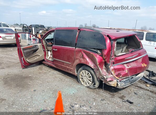 2C4RC1CG9GR305817 2016 CHRYSLER TOWN & COUNTRY Красный Задняя левая четверть