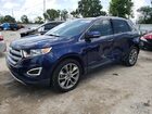 2016 Ford Edge Titanium Blue vin: 2FMPK4K85GBC16532