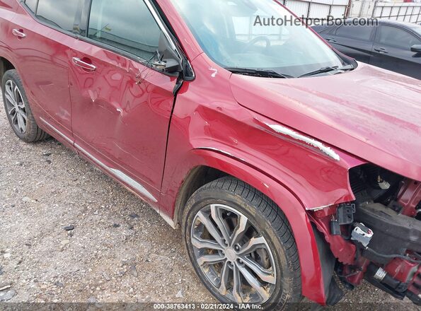 3GKALSEX3LL189056 2020 GMC TERRAIN Burgundy Вид щитка приладів
