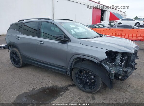 3GKALTEV4LL313159 2020 GMC TERRAIN Gray Delantero derecho